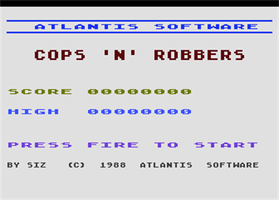 Cops n' Robbers - Screenshot - Game Title Image