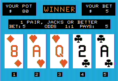 Vegas Video Poker - Screenshot - Gameplay Image