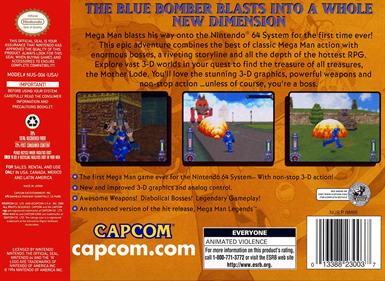Mega Man 64 - Box - Back Image