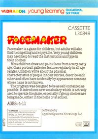 Facemaker - Box - Back Image