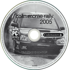 Colin McRae Rally 2005 - Disc Image