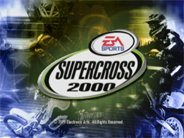 Supercross 2000 - Screenshot - Game Title Image