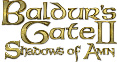 Baldur's Gate II: Shadows of Amn - Clear Logo Image