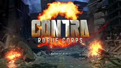 Contra: Rogue Corps - Screenshot - Game Title Image