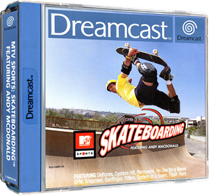 MTV Sports: Skateboarding featuring Andy Macdonald - Box - 3D Image