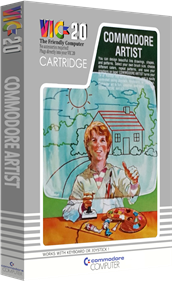 Commodore Artist - Box - 3D Image