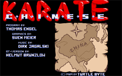 Chinese Karate - Screenshot - Game Title Image