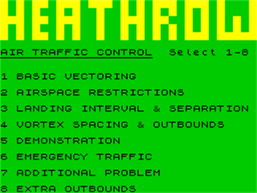 Heathrow Air Traffic Control - Screenshot - Game Title Image