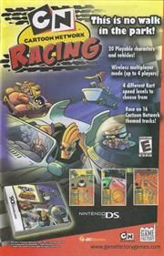 Cartoon Network Racing - Advertisement Flyer - Front Image