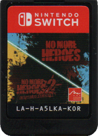 No More Heroes 1+2 - Cart - Front Image