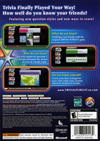 Trivial Pursuit - Box - Back Image