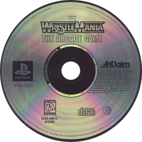 WWF WrestleMania: The Arcade Game - Disc Image