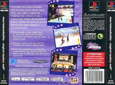 Mary-Kate and Ashley: Magical Mystery Mall - Box - Back Image