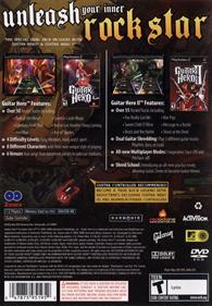 Guitar Hero: Dual Pack - Box - Back Image