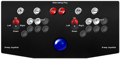 Atomic Robo-Kid - Arcade - Controls Information Image