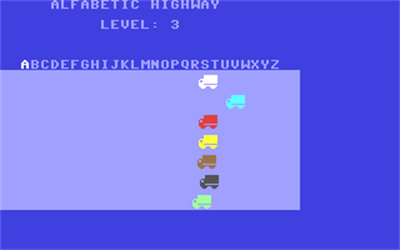 Alfabetic Highway - Screenshot - Gameplay Image