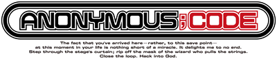 ANONYMOUS;CODE - Clear Logo Image