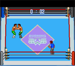 Gekitou Burning Pro Wrestling - Screenshot - Gameplay Image
