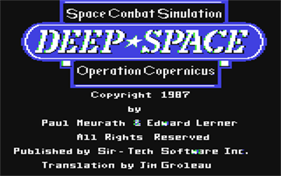 Deep Space: Operation Copernicus - Screenshot - Game Title Image