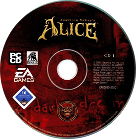 American McGee's Alice - Disc Image