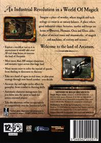 Arcanum: Of Steamworks & Magick Obscura - Box - Back Image
