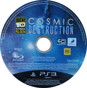 Ben 10: Ultimate Alien: Cosmic Destruction - Disc Image