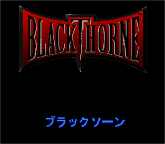 Blackthorne - Screenshot - Game Title Image