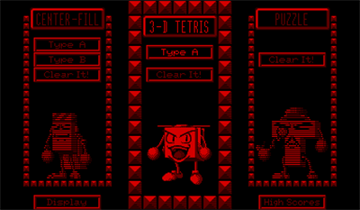3D Tetris - Screenshot - Game Select Image