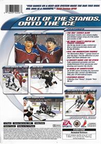 NHL 2001 - Box - Back Image