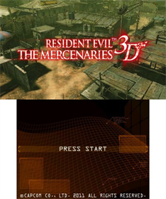 Resident Evil: The Mercenaries 3D - Screenshot - Game Title Image