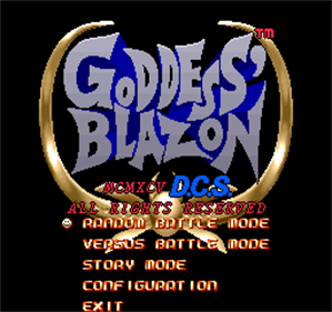 Goddess' Blazon - Screenshot - Game Title Image