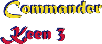 Commander Keen 3: Keen Must Die! - Clear Logo Image