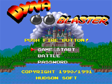 Dyna Blaster - Screenshot - Game Title Image