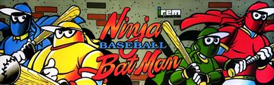Ninja Baseball Bat Man - Arcade - Marquee Image