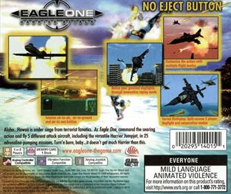 Eagle One: Harrier Attack - Box - Back Image