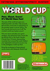 Nintendo World Cup - Box - Back Image