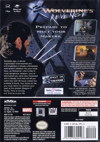 X2: Wolverine's Revenge - Box - Back Image