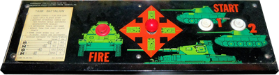 Tank Battalion - Arcade - Control Panel Image