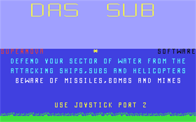 Das Sub - Screenshot - Game Title Image