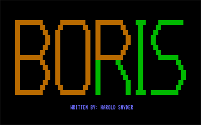 Boris - Screenshot - Game Title Image