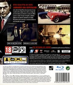 Mafia II - Box - Back Image