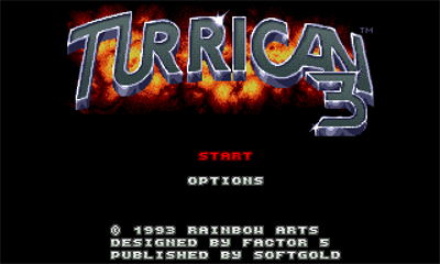 Turrican 3 - Screenshot - Game Title Image