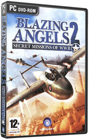 Blazing Angels 2: Secret Missions of WWII - Box - 3D Image