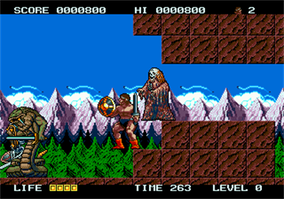 Rastan Saga II - Screenshot - Gameplay Image