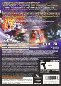 Dynasty Warriors: Strikeforce - Box - Back Image