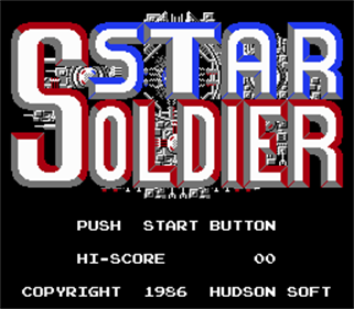 Star Soldier - Screenshot - Game Title Image