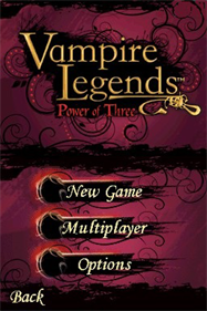Vampire Legends: Power of Three - Screenshot - Game Title Image