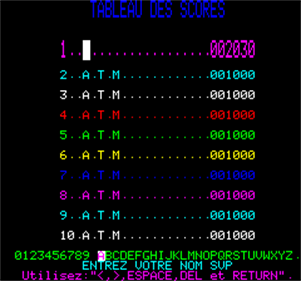 A.T.M. - Screenshot - High Scores Image
