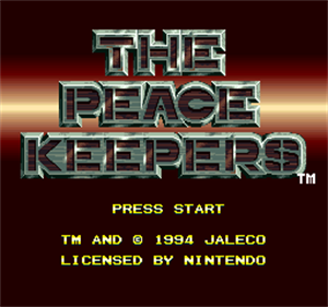 The Peace Keepers - Screenshot - Game Title Image