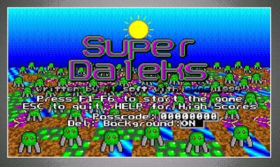 Super Daleks - Screenshot - Game Title Image